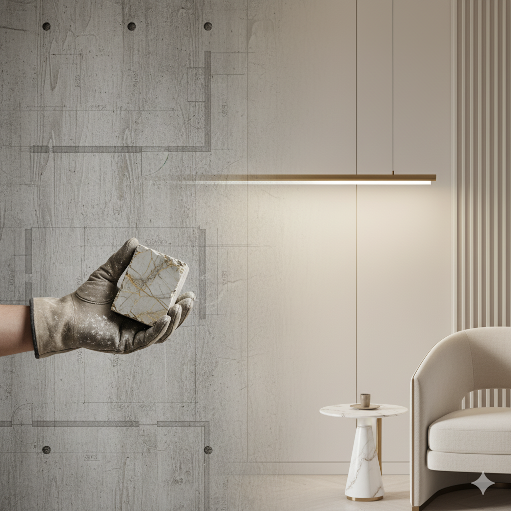 Elegant interior design concept